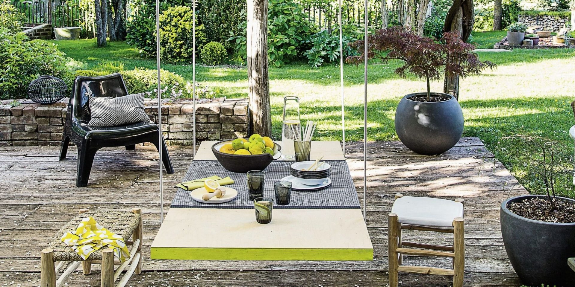Quelques conseils pratiques pour fabriquer une table de jardin
